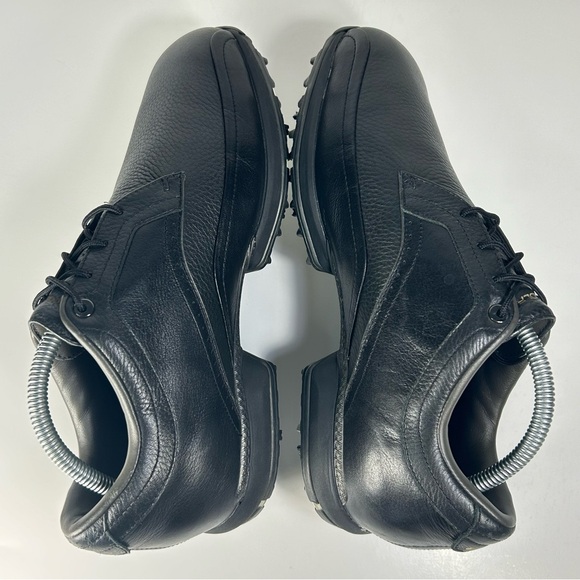 Nike Touring Premium Golf Black Leather Shoe 379221-091; Mens 9.5 Wide; Like New - Picture 7 of 16